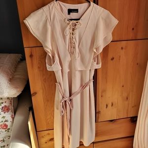 The Kooples Blush Pink Silk Lined Dress size Medium
